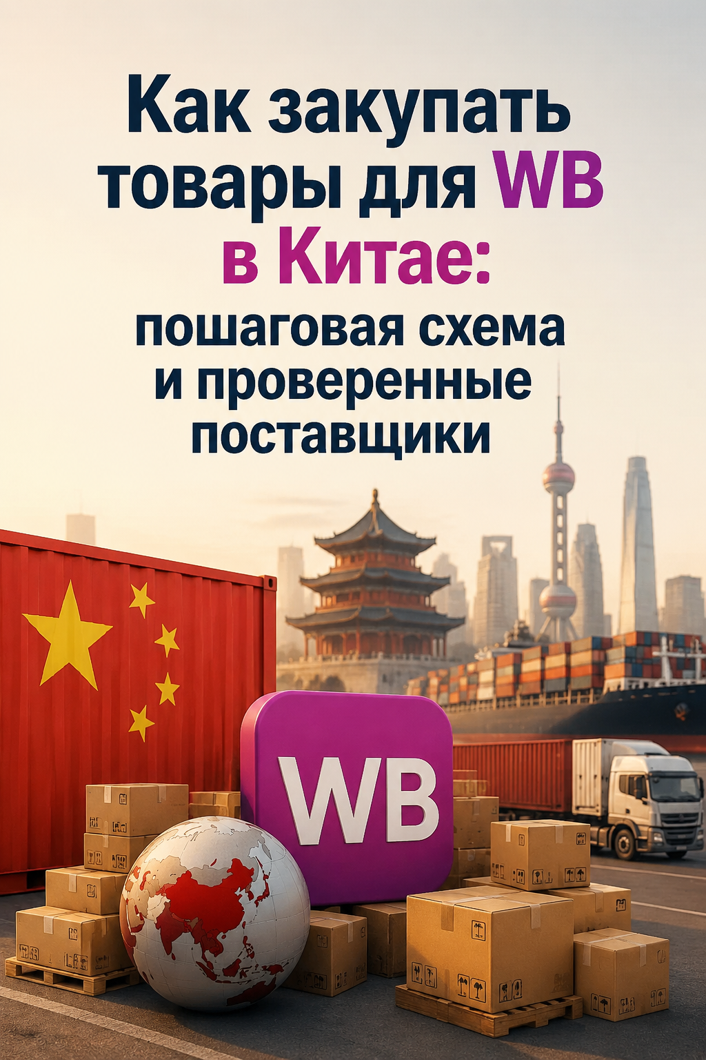 Закупки из Китая для Wildberries: пошаговая схема и проверенные поставщики. Используйте инфраструктуру и промокод Rahim. KMK Фулфилмент обеспечит надежную упаковку и маркировку без ошибок. Снижайте расходы на логистику WB и Ozon. Полный цикл услуг под ключ: от приемки до поставки. Масштабируйте продажи удаленно с экспертами KMK Фулфилмент.