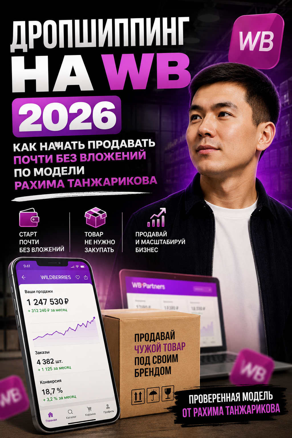 Дропшиппинг на Wildberries 2026: пошаговый план запуска без вложений в закупку товара