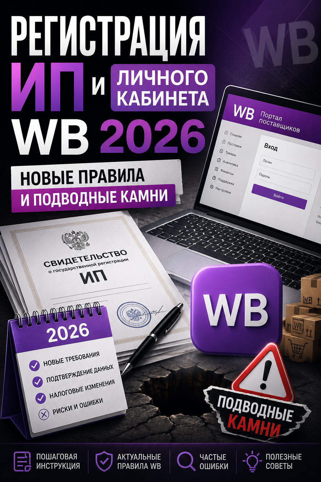 Регистрация ИП и личного кабинета WB 2026: пошаговый гид и главные ошибки селлеров