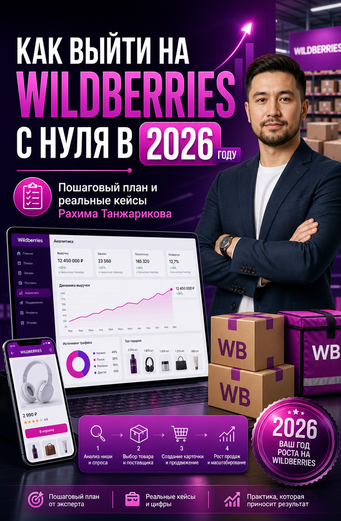 Пошаговый план выхода на Wildberries с нуля в 2026 году через фулфилмент