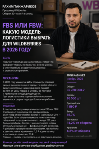 FBS или FBW на Wildberries в 2026: как выбрать модель логистики и не слить бюджет? Полный гид для селлера по снижению расходов и росту продаж.