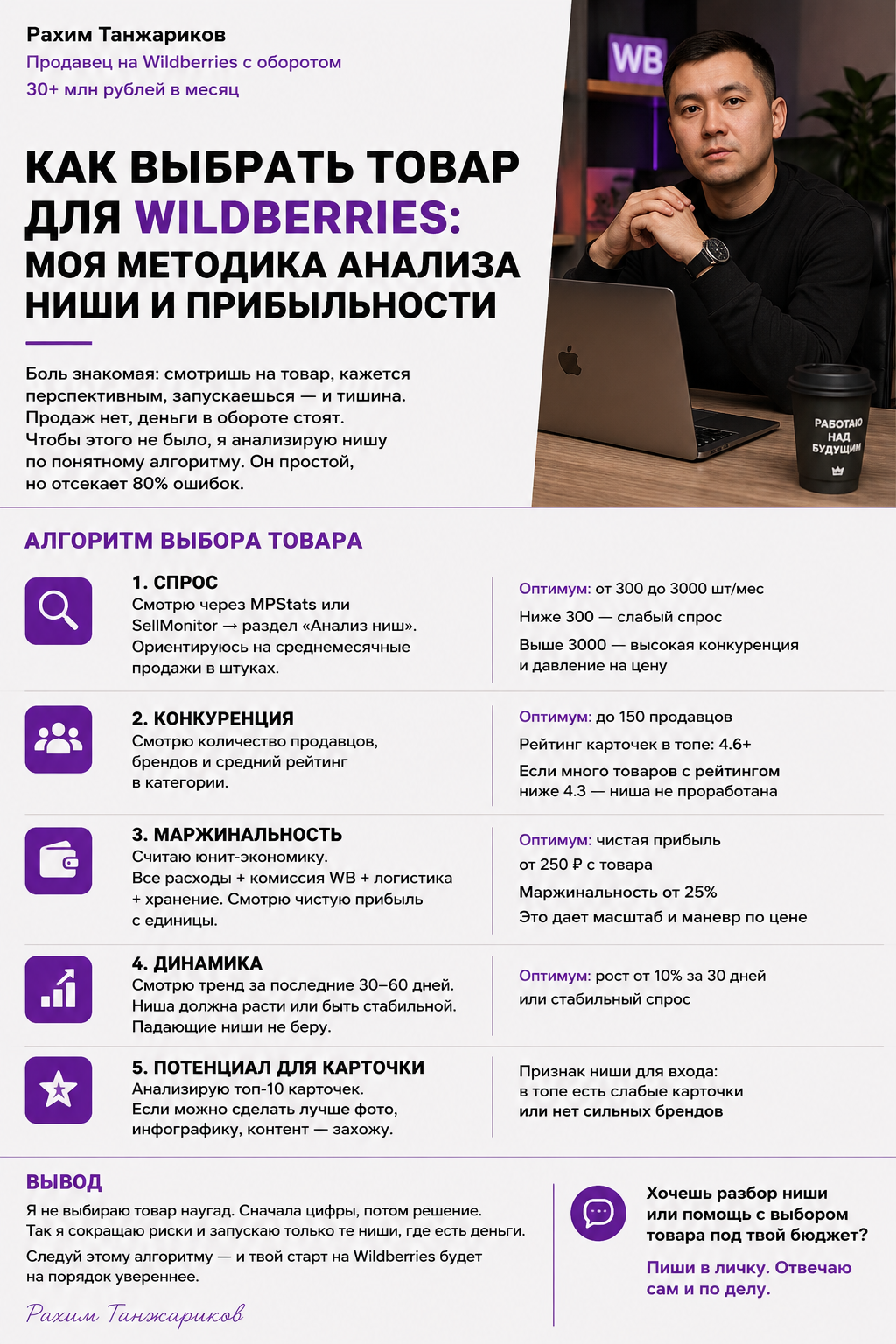 Как выбрать товар для Wildberries: пошаговая методика анализа ниши и прибыльности в 2026 году
