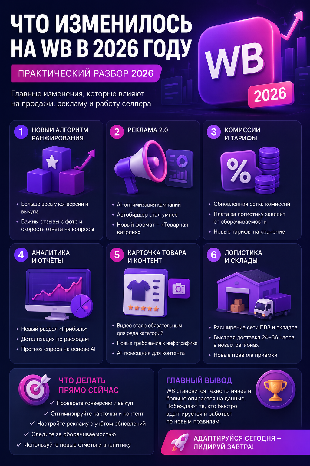 Изменения Wildberries 2026: практический разбор новых правил и алгоритмов WB для селлеров