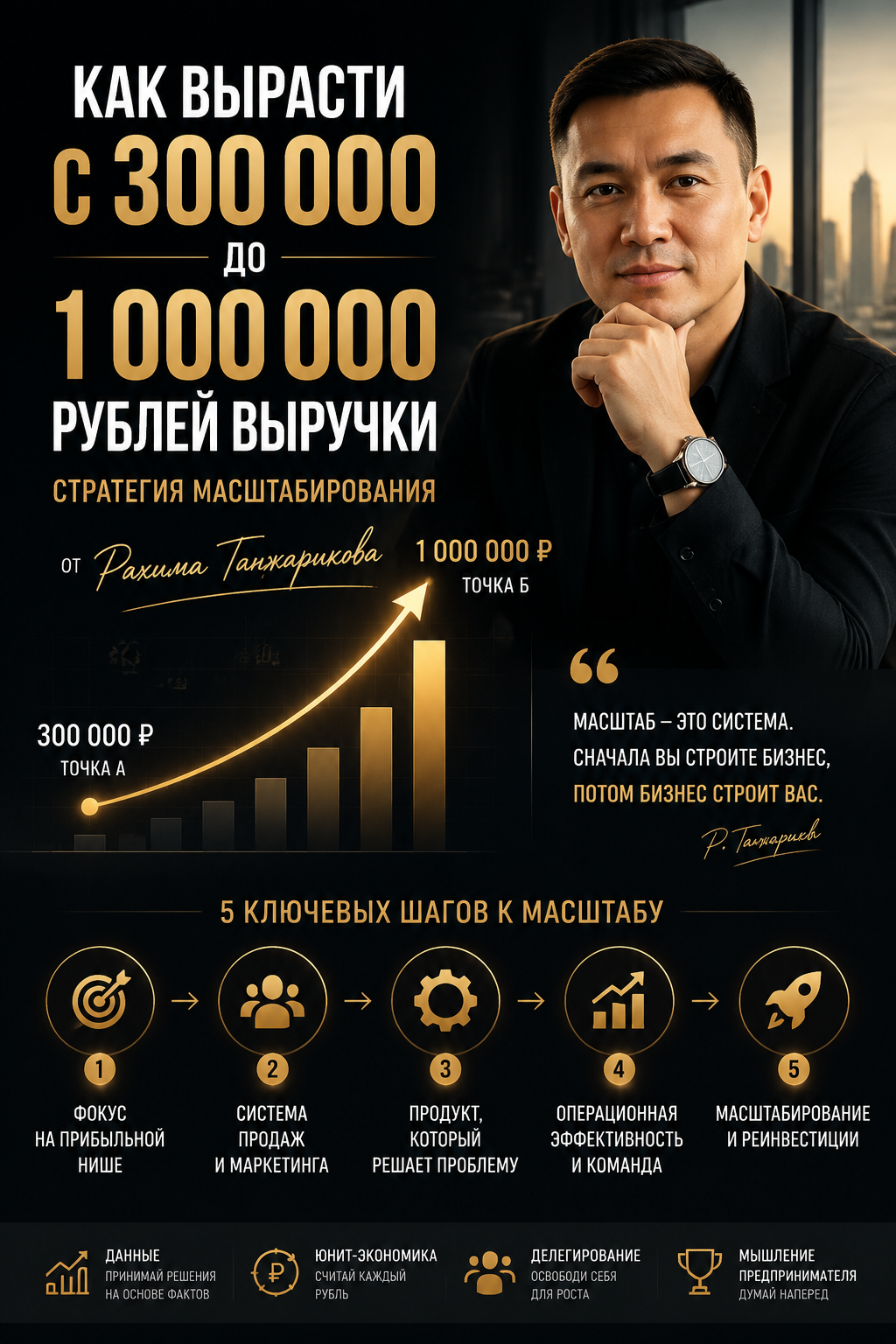 Стратегия масштабирования на Wildberries: как вырасти с 300 000 до 1 000 000 рублей выручки от Рахима Танжарикова